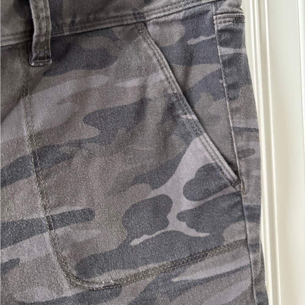 LOFT Gray Camouflage Trousers - Picture 4 of 8